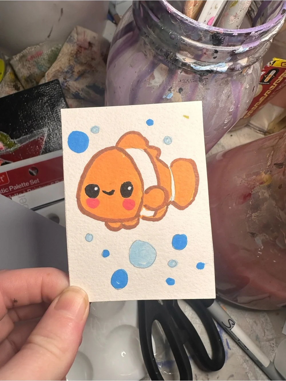 N/A aceo acrylic